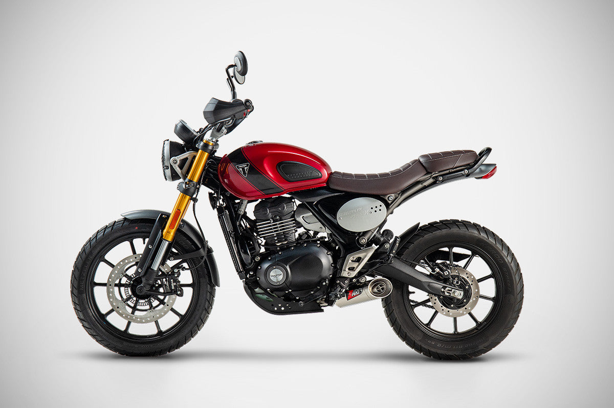 ZARD Full Kit Exhaust Triumph Scrambler 400 X 2024-2025 - Adventure Parts