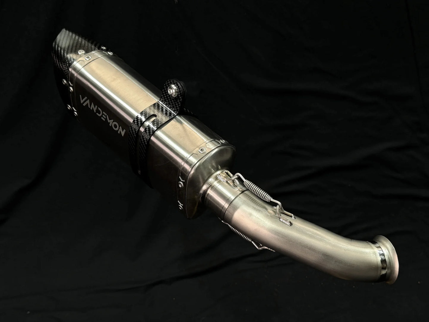 Vandemon Titanium Slip-On Muffler Cat-Delete KTM 390 DUKE 2013-2021