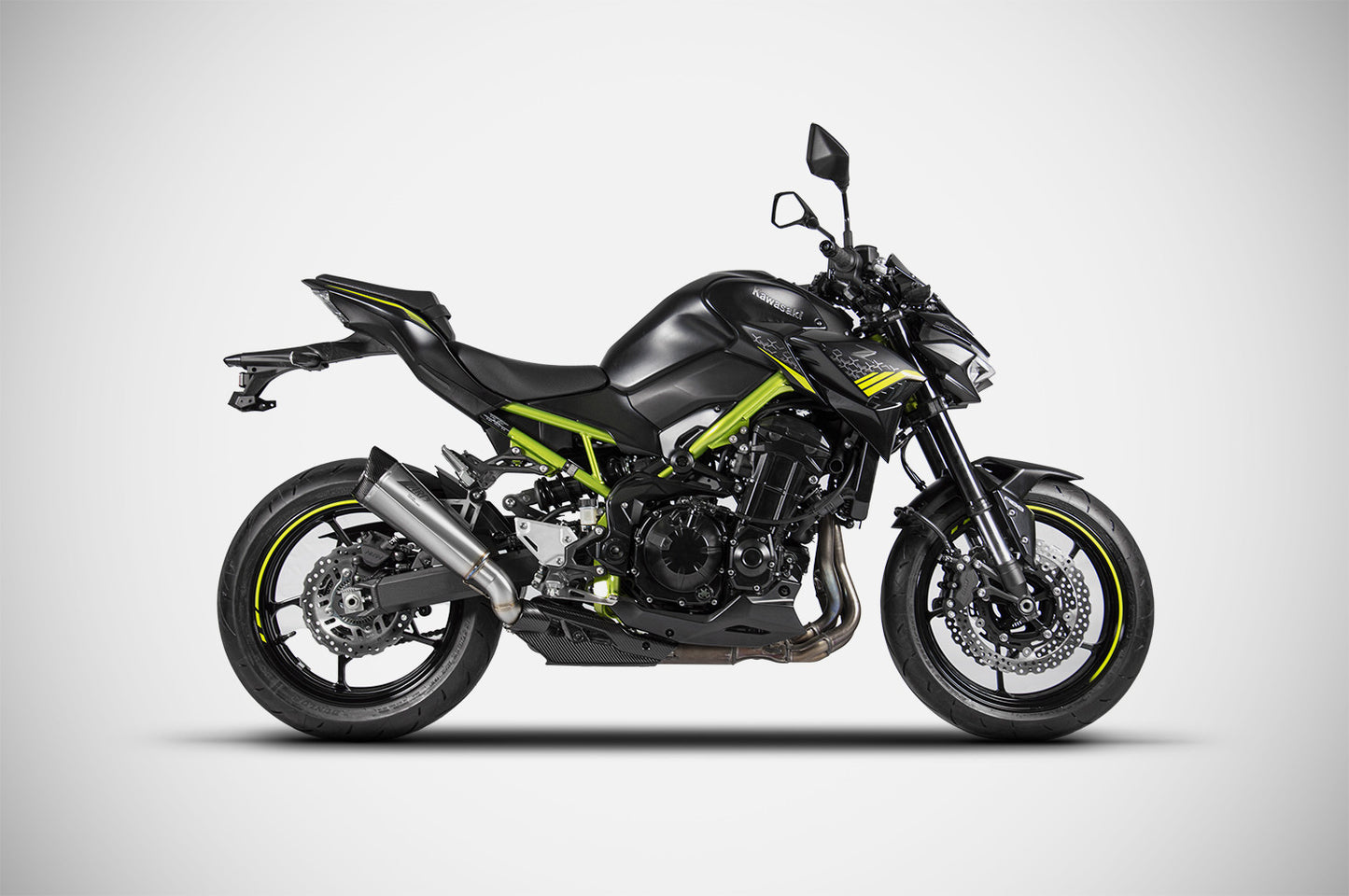 ZARD Slip-On Exhaust System Titanium Kawasaki Z900 2020-2024 - Adventure Parts