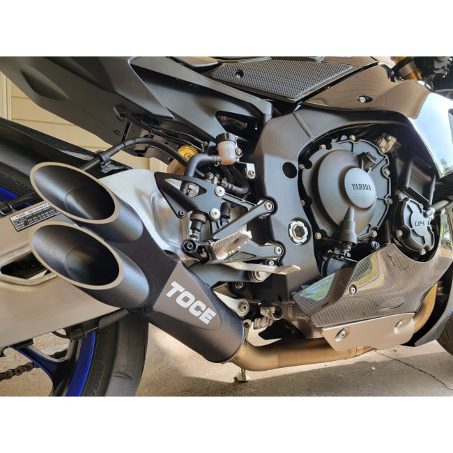 Toce Razor Tip Decat Exhaust - Yamaha R1 2015-2025
