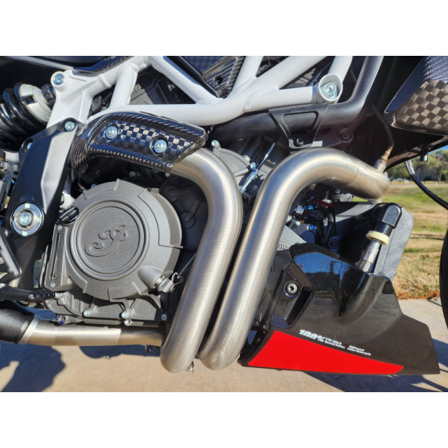 Toce Low Mount Sport Edition Race Exhaust - Indian FTR1200 / FTR1200S / Sport / Carbon / R - Adventure Parts