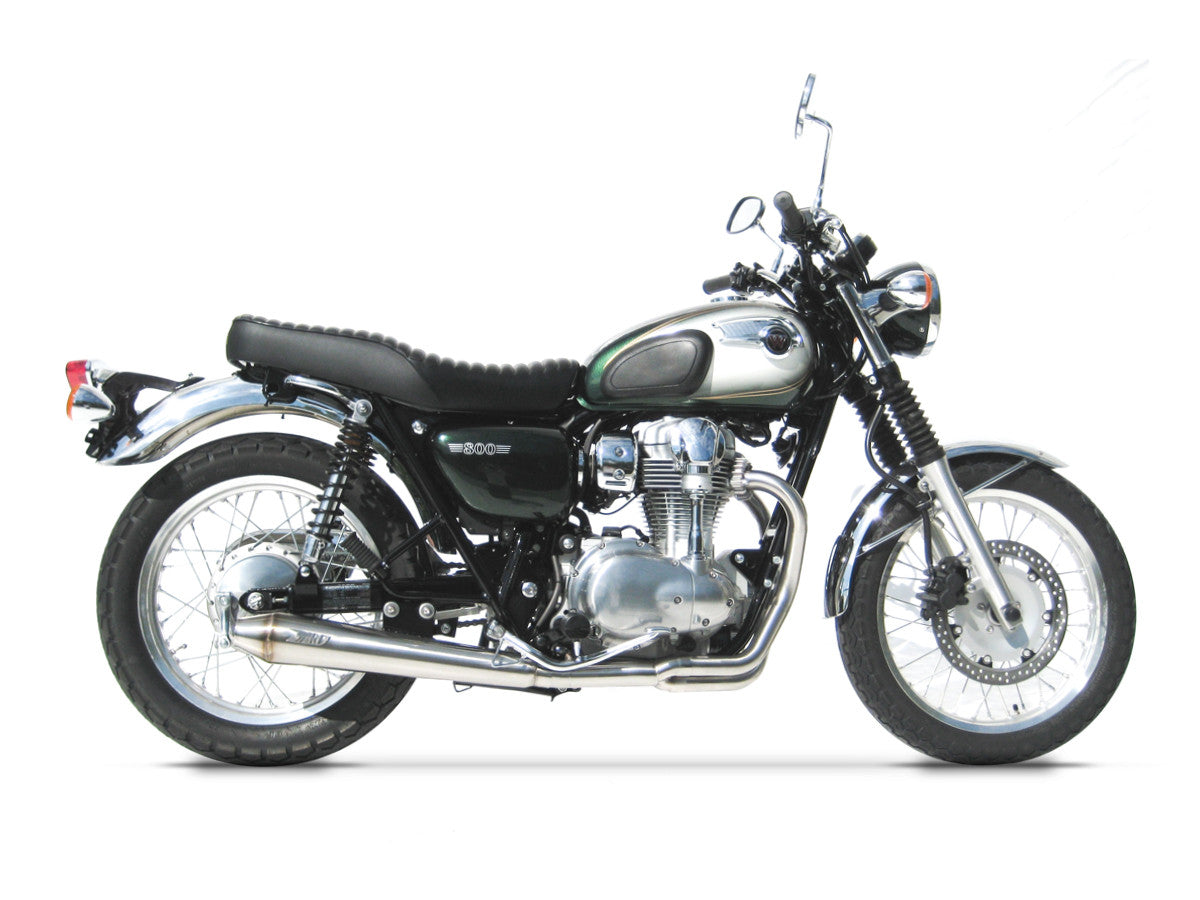 ZARD Exhaust "Conical" Full Kit Kawasaki W800 2010-2017 - Adventure Parts