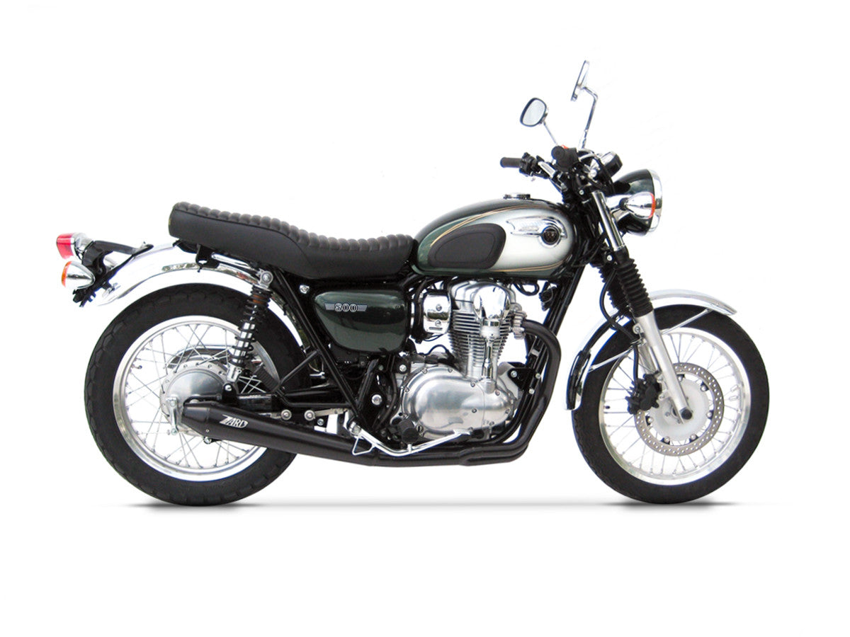 ZARD Exhaust "Conical" Full Kit Kawasaki W800 2010-2017 - Adventure Parts