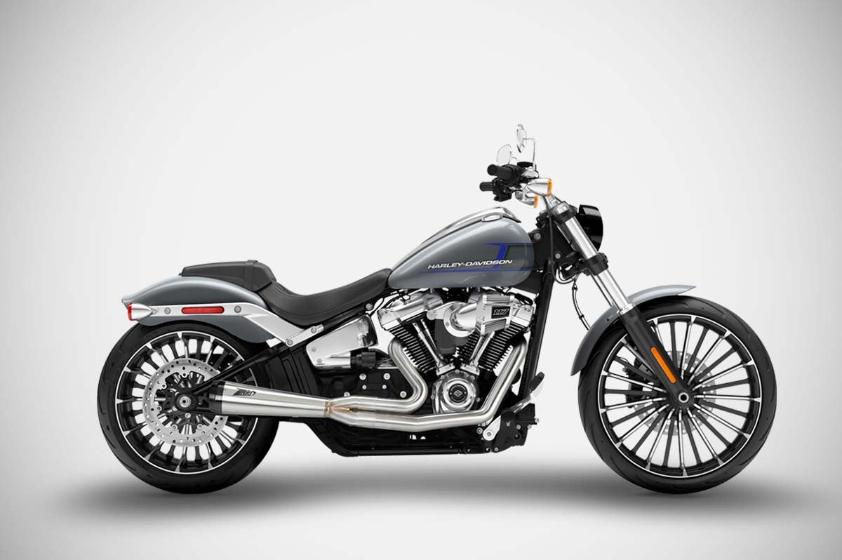 ZARD Full Kit 2:1 Exhaust Harley Davidson Breakout 117 2017-2024 - Adventure Parts