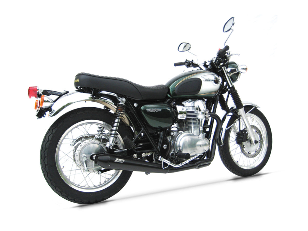 ZARD Exhaust "Conical" Full Kit Kawasaki W800 2010-2017 - Adventure Parts