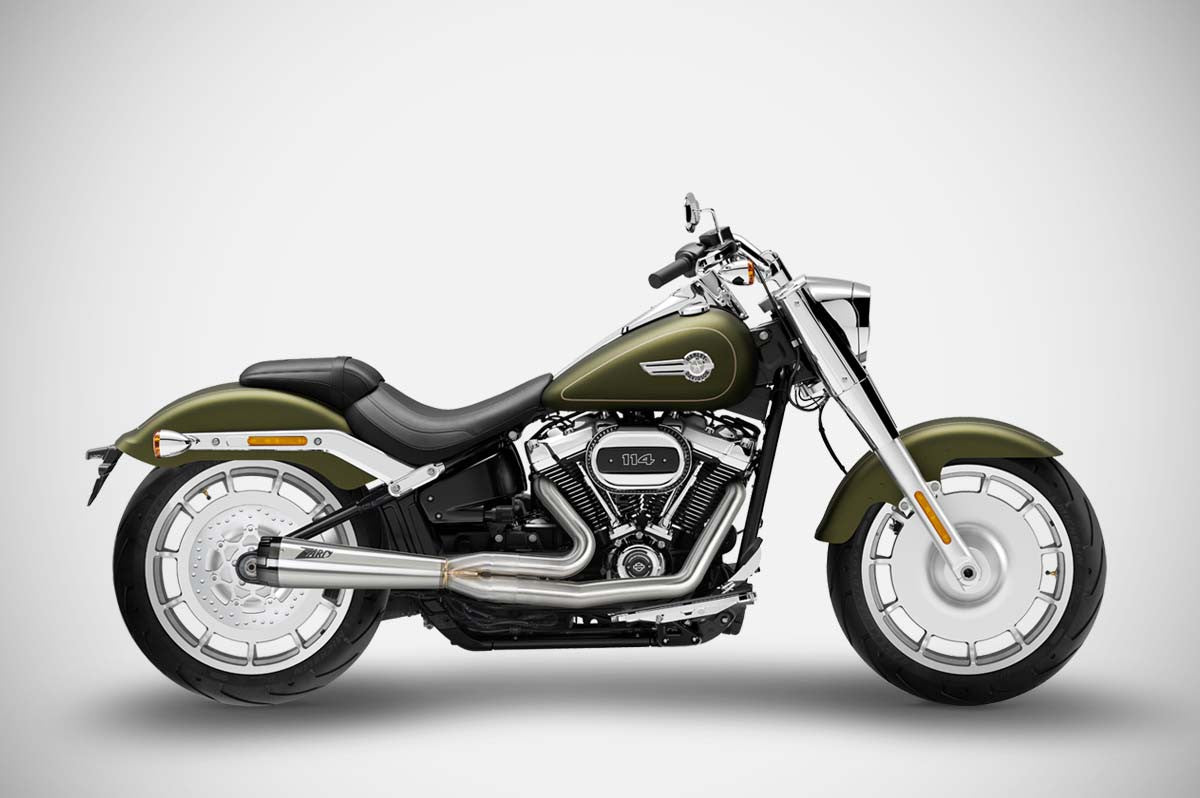 ZARD Full Kit 2:1 Exhaust Harley Davidson Fat Boy 114 2017-2024 - Adventure Parts