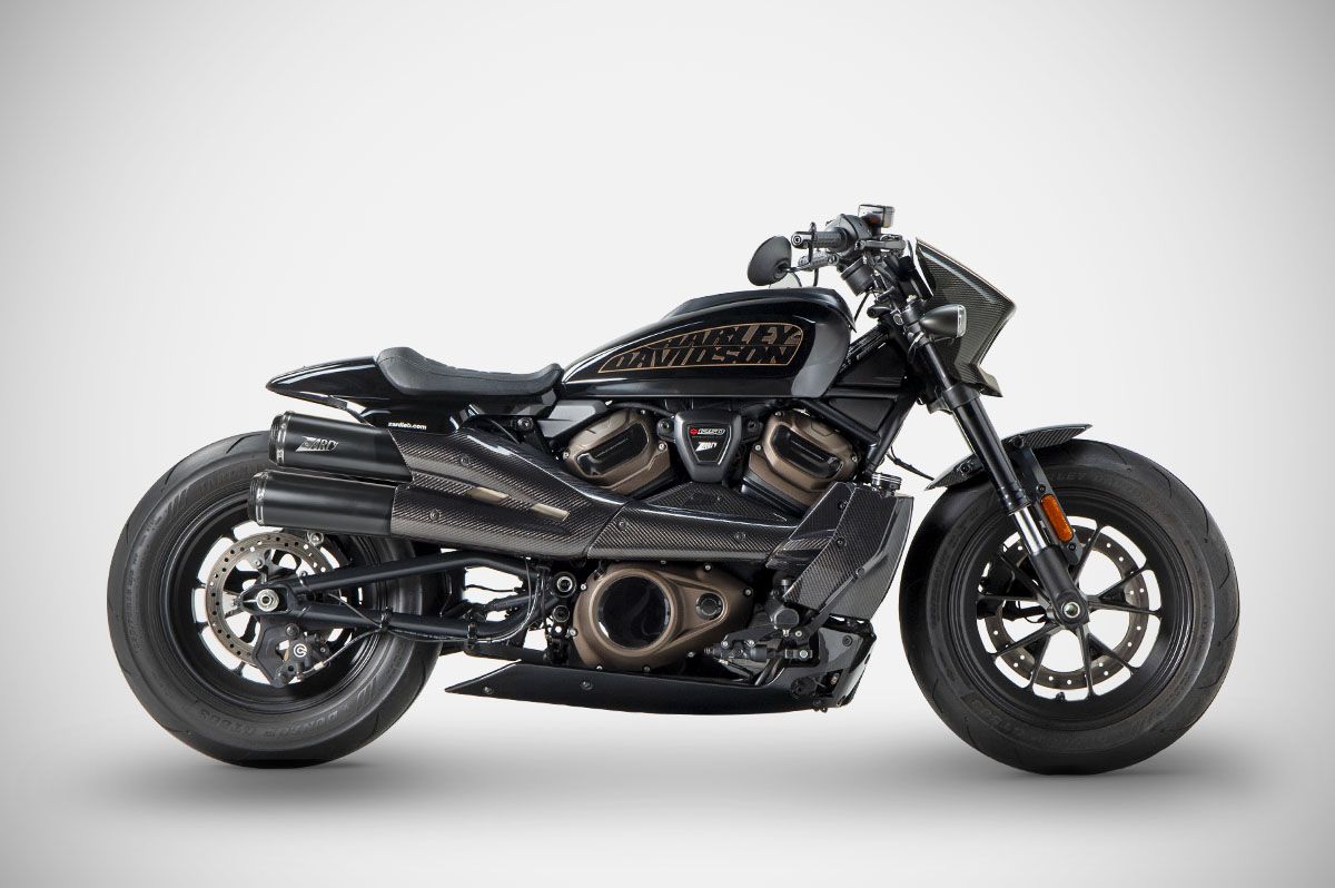 ZARD Radiator Covers + Rear Side Panel Harley Davidson Sportster S 2021-2024 - Adventure Parts