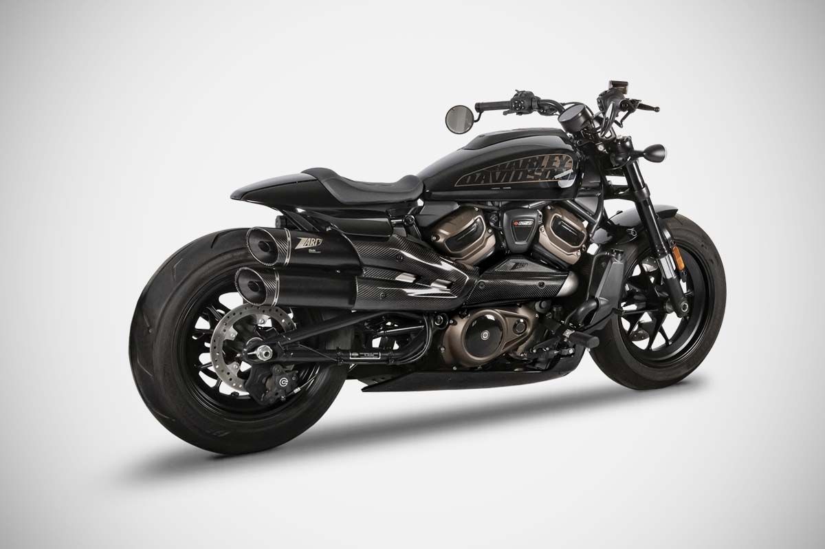 ZARD "GT" Slip-On Exhaust Harley Davidson Sportster S 2021-2024 - Adventure Parts