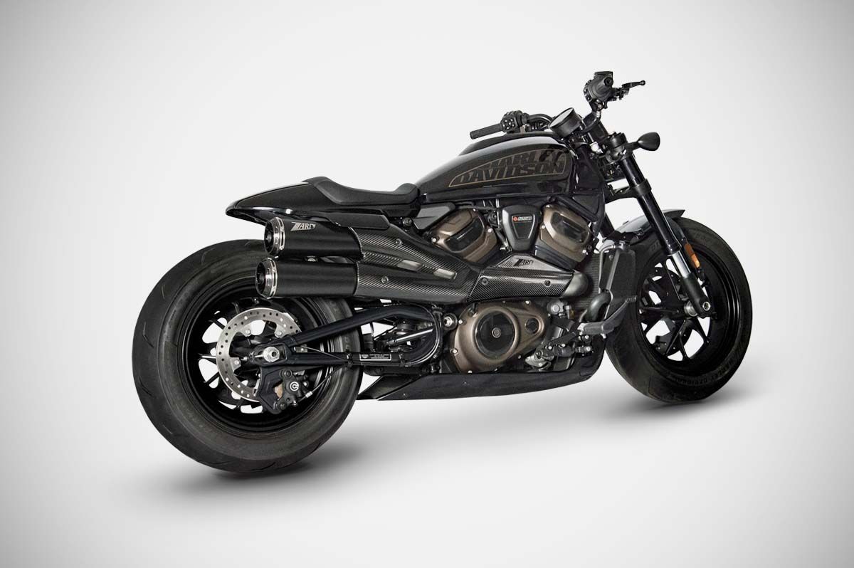 ZARD "Top Gun" Slip-On Exhaust Kit Harley Davidson Sportster S 1250 2021-2024 - Adventure Parts