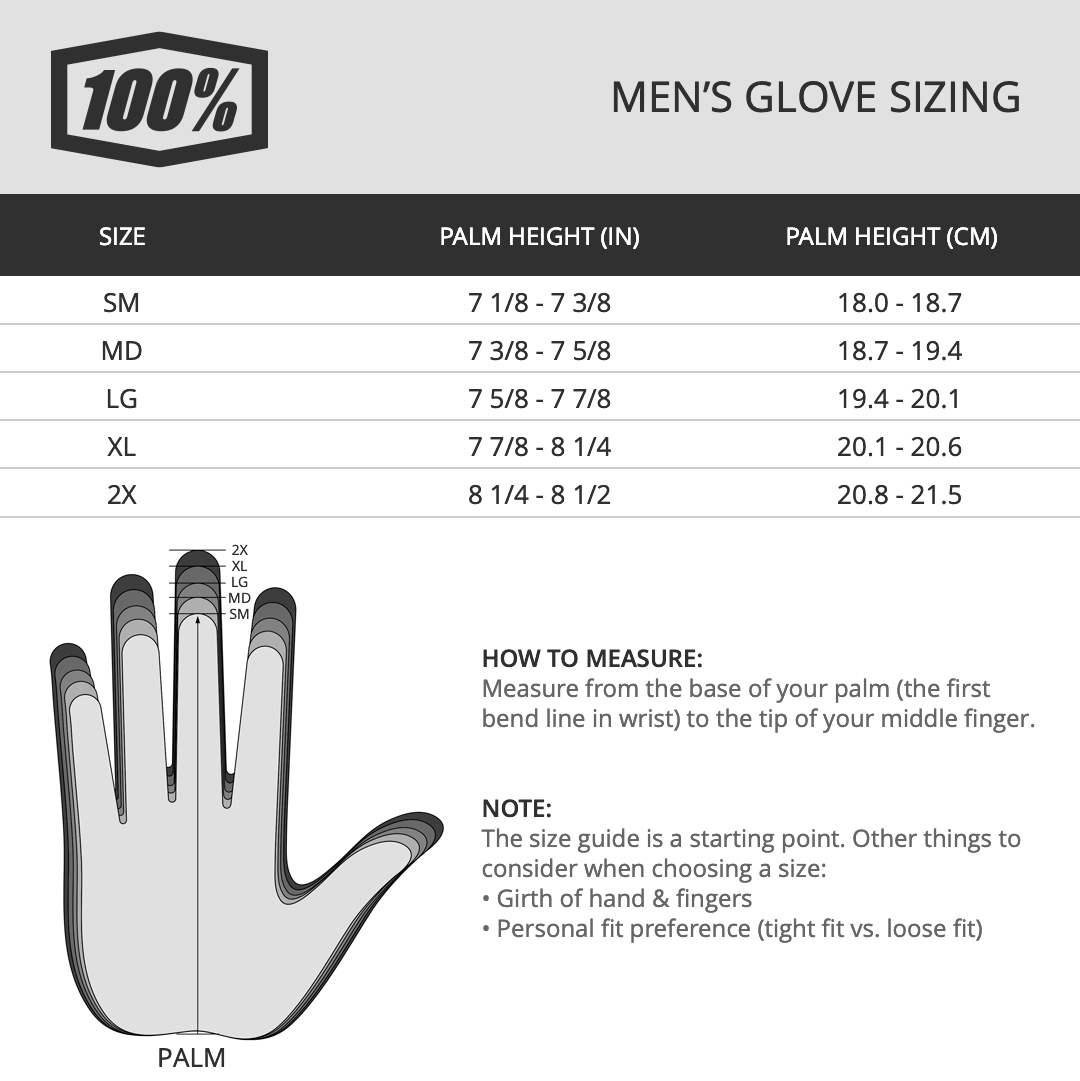 100% Langdale Gloves - Adventure Parts
