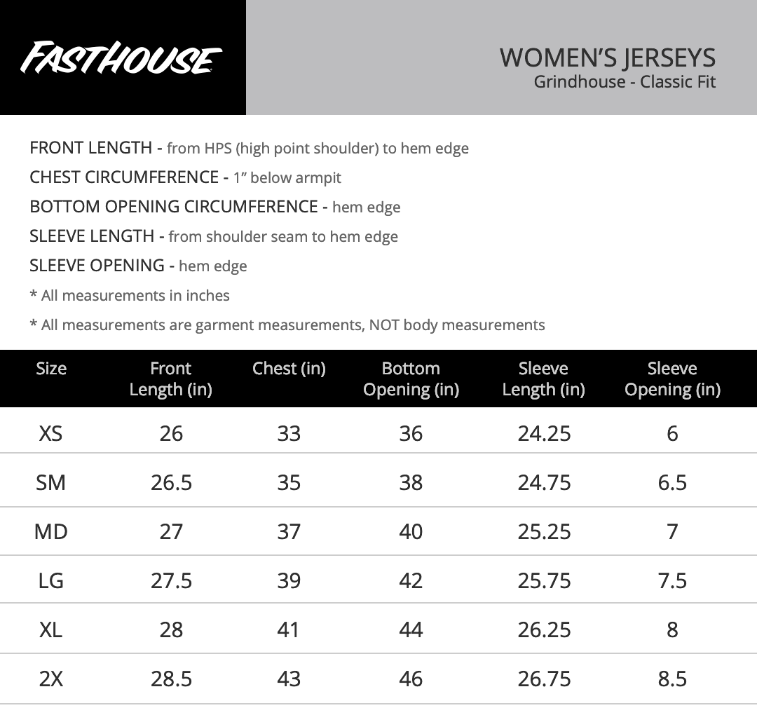 Fasthouse Women’s Grindhouse Anthem Jersey - Adventure Parts