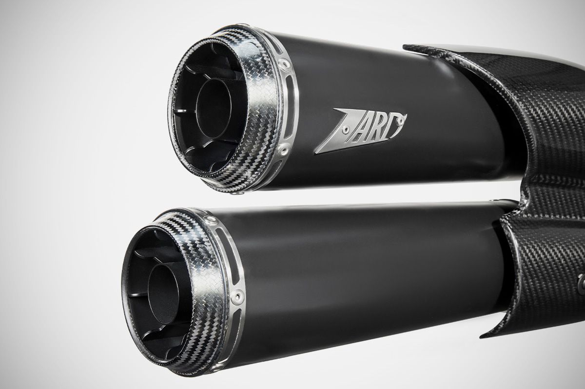 ZARD "Top Gun" Slip-On Exhaust Kit Harley Davidson Sportster S 1250 2021-2024 - Adventure Parts