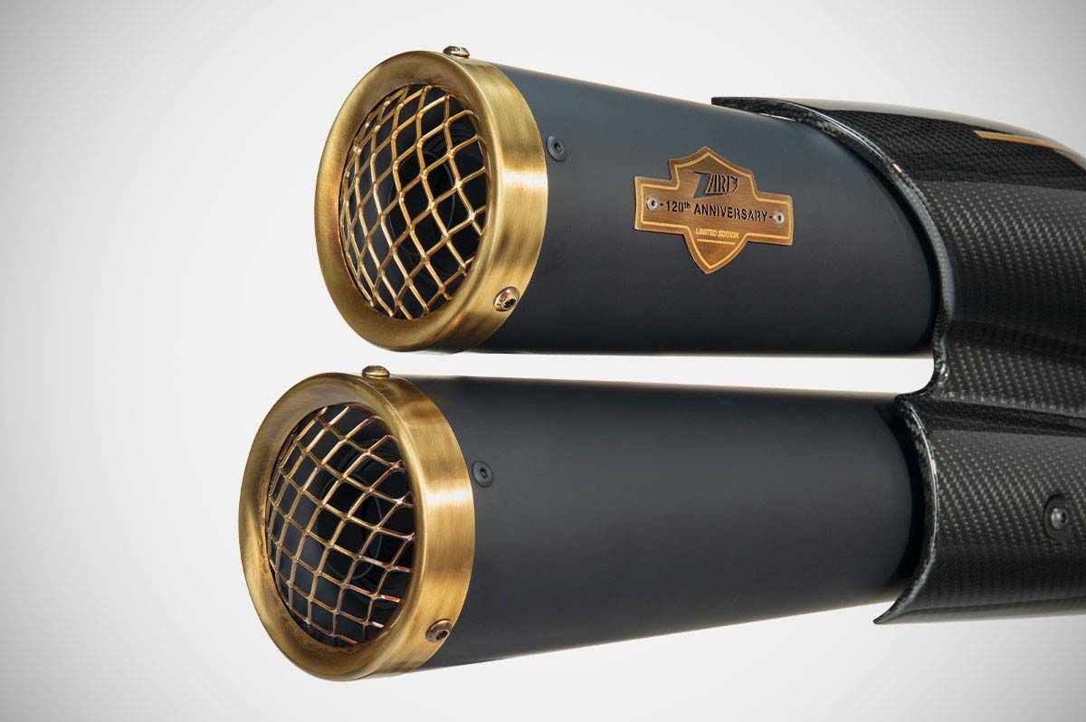 ZARD "120Th" Slip-On Kit Exhaust Harley Davidson Sportster S 2021-2024 - Adventure Parts