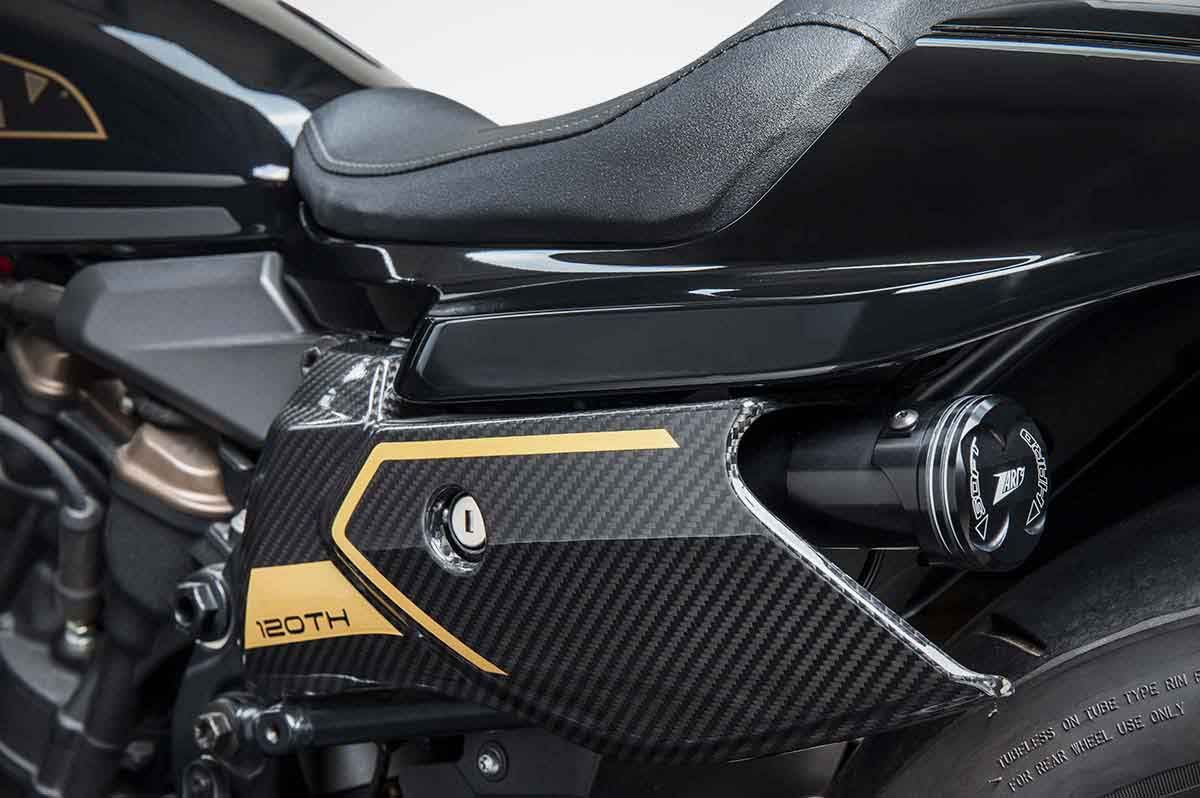 ZARD Radiator Covers + Rear Side Panel "120Th" Harley Davidson Sportster S 2021-2024 - Adventure Parts