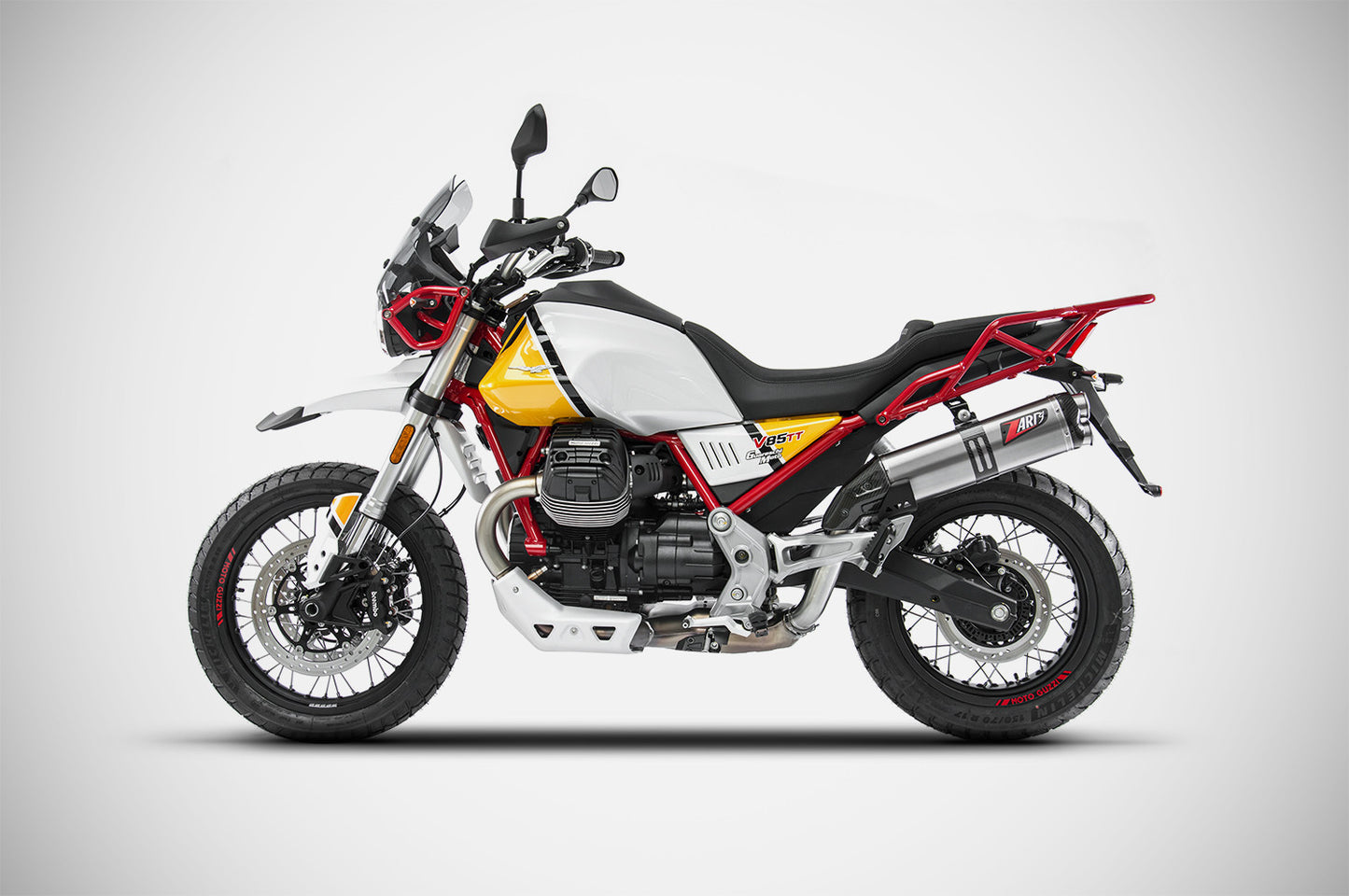 ZARD Exhaust Slip-On Moto Guzzi V85 Tt 2019-2023 - Adventure Parts