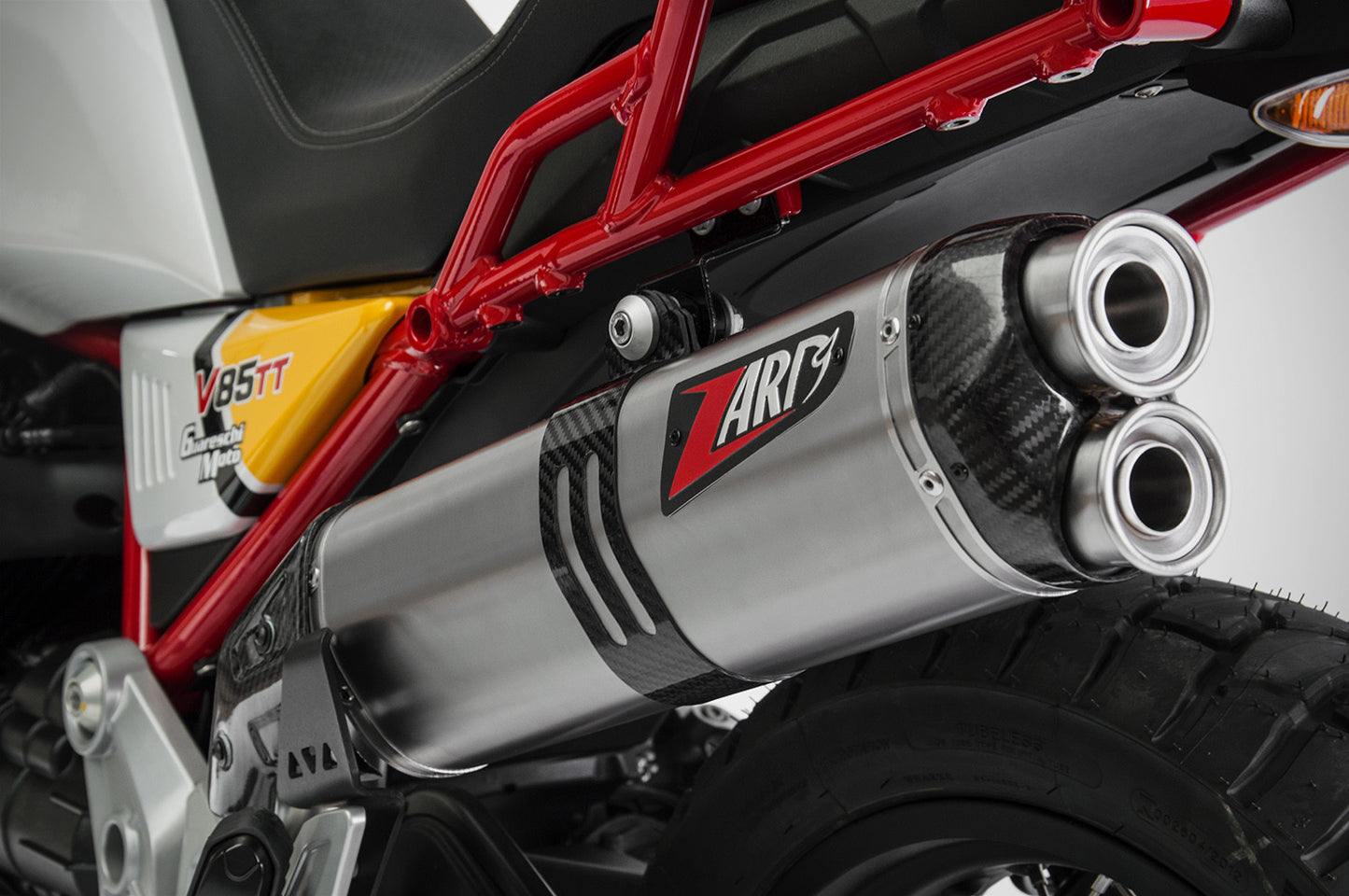 ZARD Exhaust Slip-On Moto Guzzi V85 Tt 2019-2023 - Adventure Parts