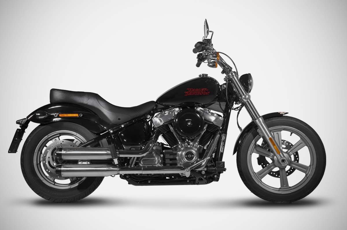 ZARD Slip-Ons Overlapped Harley Davidson Softail Standard 2017-2024 - Adventure Parts