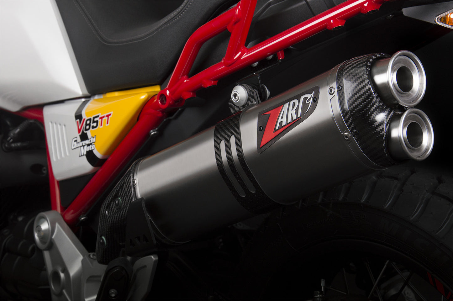 ZARD Exhaust Slip-On Moto Guzzi V85 Tt 2019-2023 - Adventure Parts