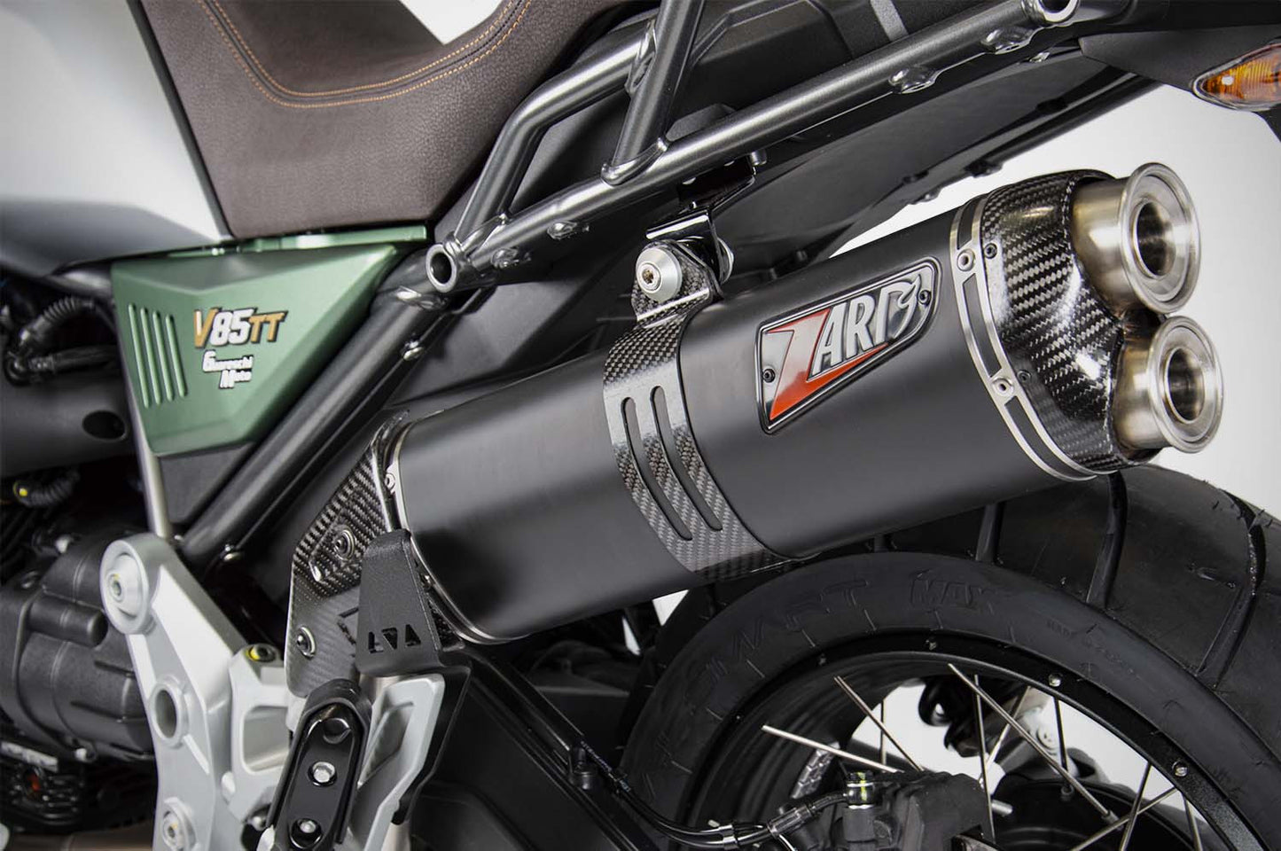 ZARD Exhaust Slip-On Moto Guzzi V85 Tt 2019-2023 - Adventure Parts