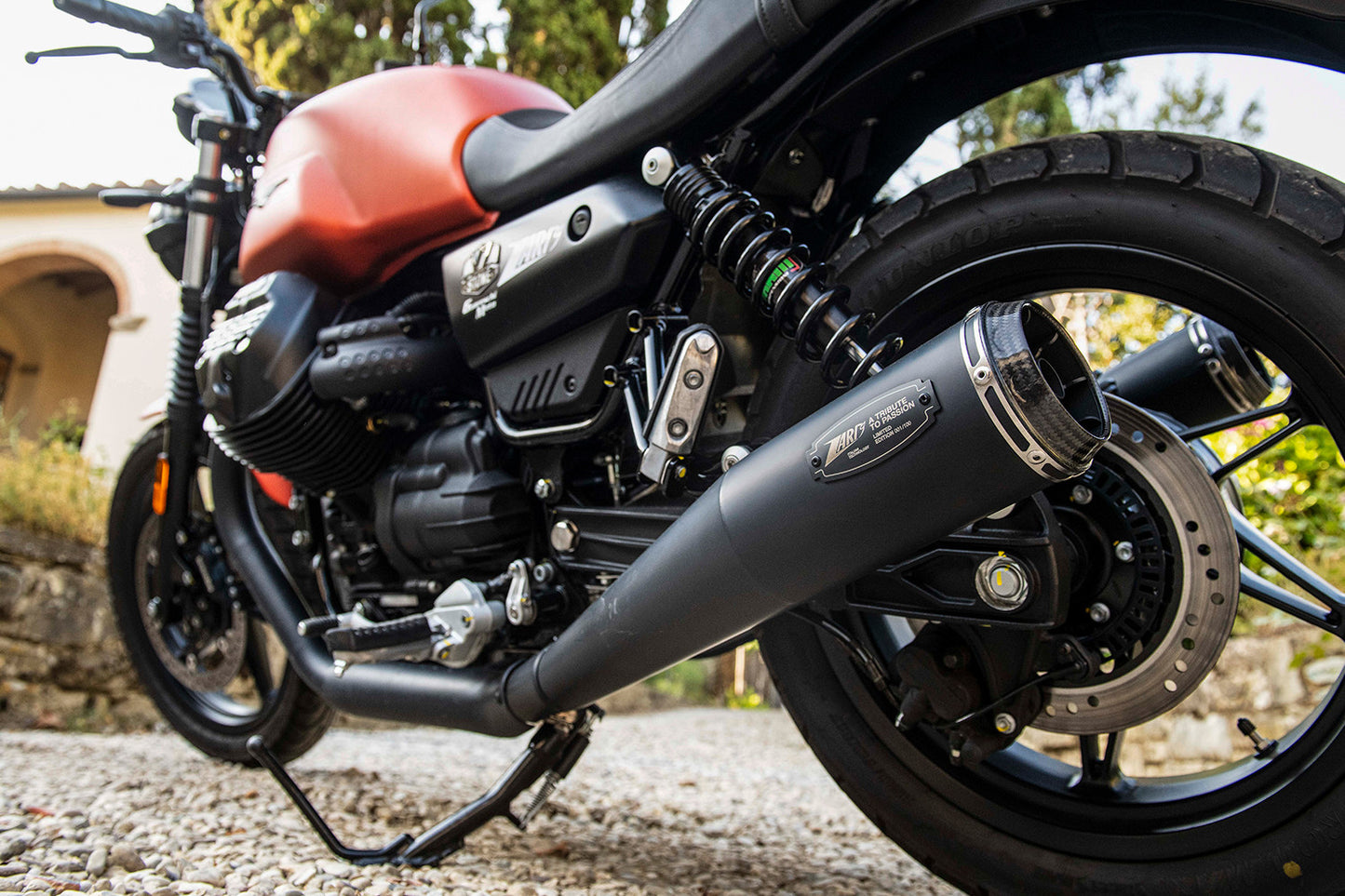 ZARD Exhaust Slip-Ons "Limited Edition" Moto Guzzi V7 850 2021-2023 - Adventure Parts