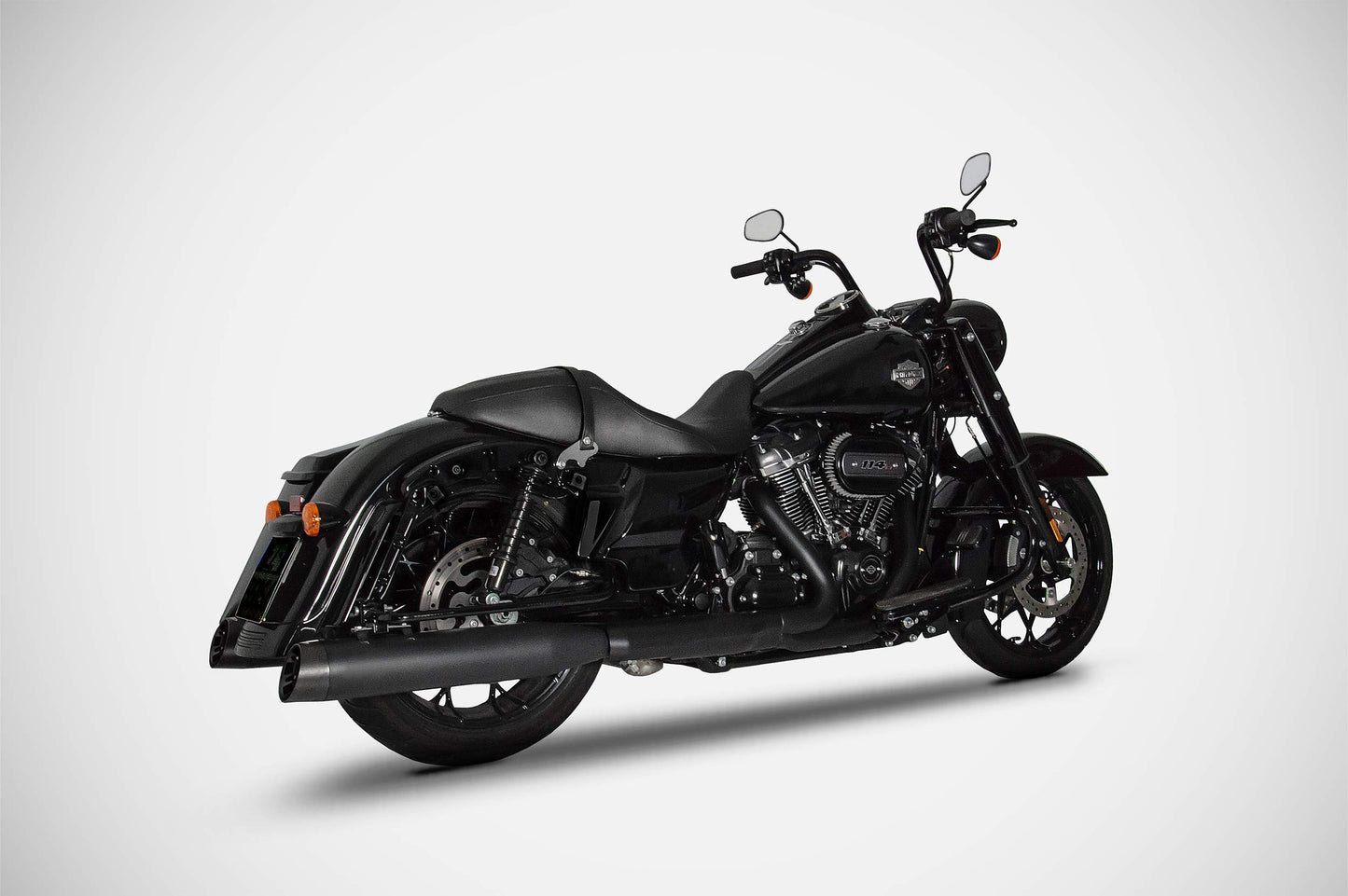 ZARD "4.33 Inches" Slip-Ons Exhaust Harley Davidson Road King Special 2006-2016 - Adventure Parts