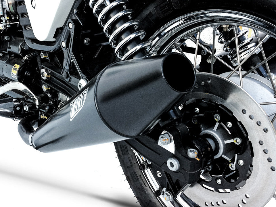 ZARD Exhaust Slip-Ons "Conical" Moto Guzzi V7 Cafe' Racer 2009-2012 - Adventure Parts