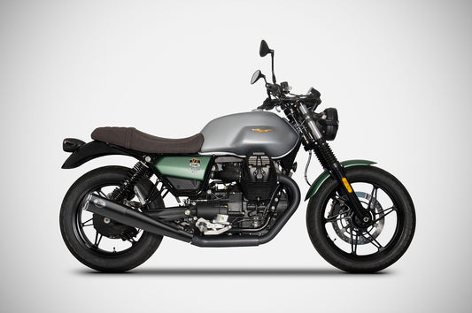 ZARD Exhaust Slip-Ons Moto Guzzi V7 850 2021-2023 - Adventure Parts