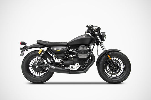 ZARD Exhaust Slip-Ons "Big" Moto Guzzi V9 Roamer 2016-2019 - Adventure Parts