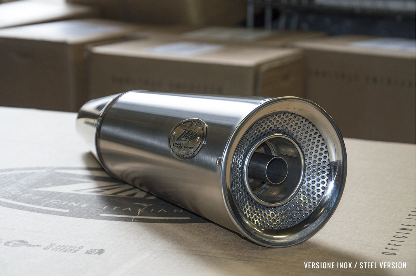 ZARD Exhaust Slip-Ons "Big" Moto Guzzi V9 Roamer 2016-2019