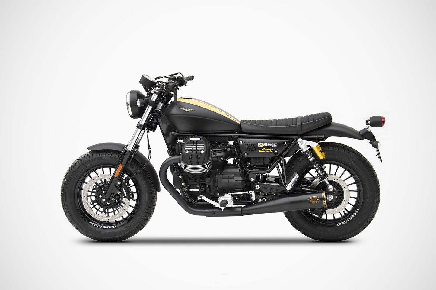 ZARD Exhaust Slip-Ons "Slim" Moto Guzzi V9 Roamer 2016-2019
