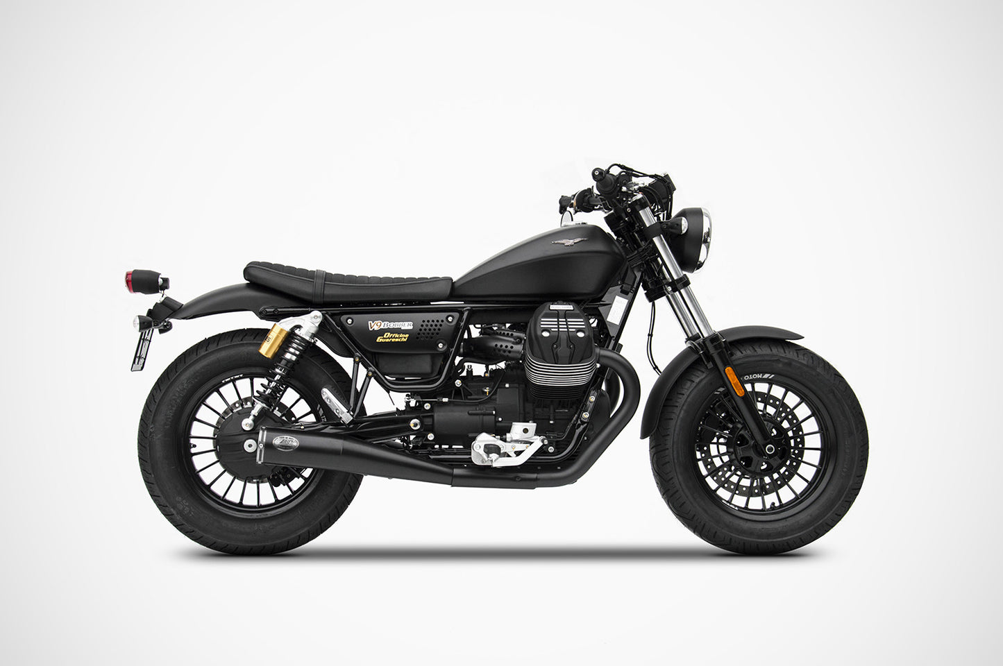 ZARD Exhaust Slip-Ons "Slim" Moto Guzzi V9 Roamer 2016-2019