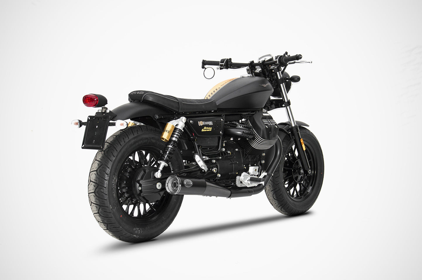 ZARD Exhaust Slip-Ons "Slim" Moto Guzzi V9 Roamer 2016-2019