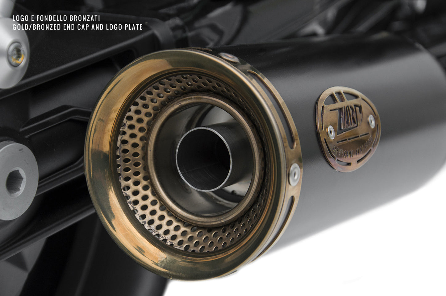 ZARD Exhaust Slip-Ons "Slim" Moto Guzzi V9 Roamer 2016-2019
