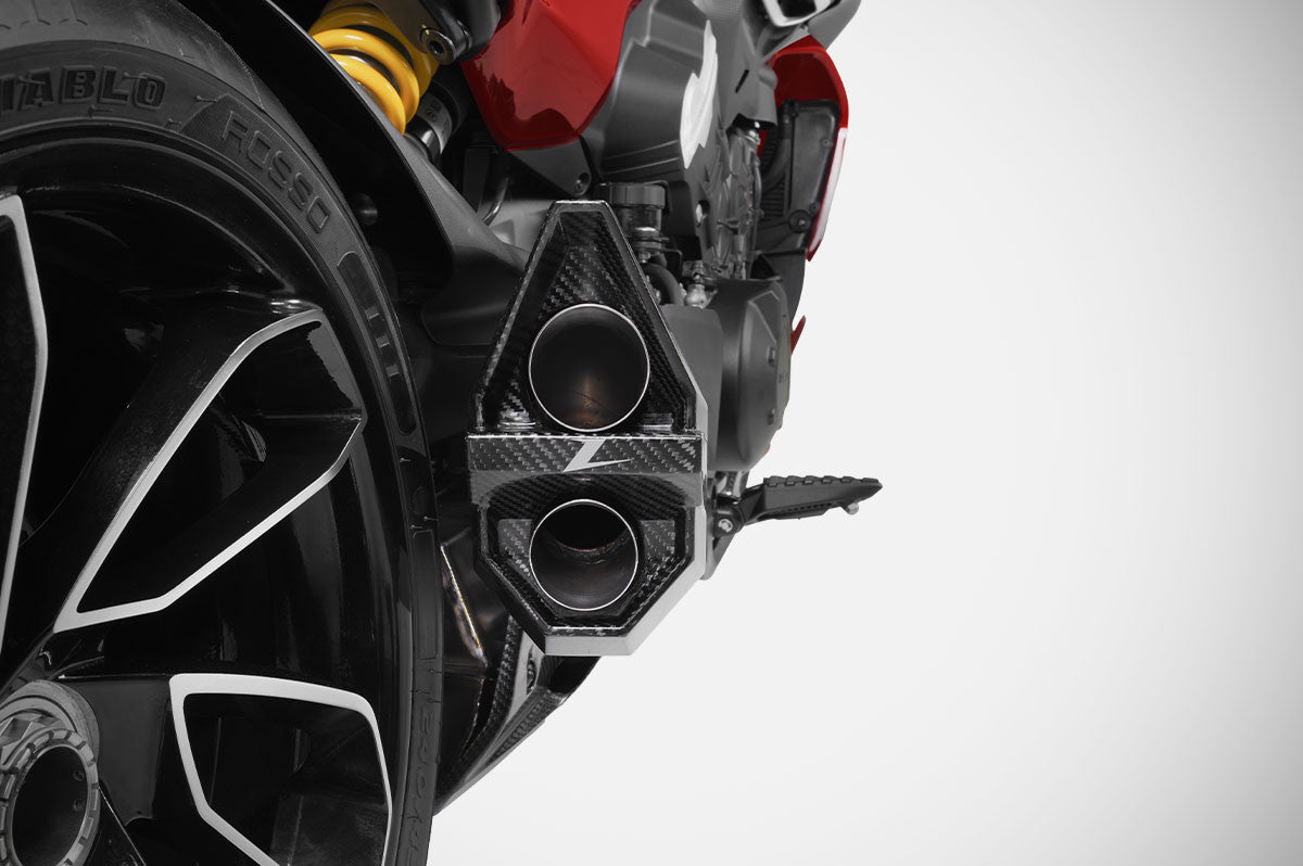 ZARD Exhaust Slip-On "Mako" Kit Exhaust Ducati Diavel V4 2023-2024 - Adventure Parts