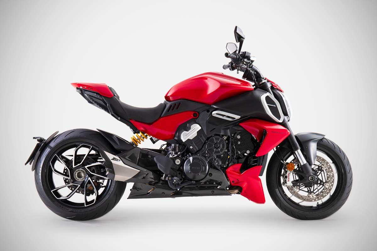 ZARD Exhaust Slip-On "Mako" Kit Exhaust Ducati Diavel V4 2023-2024 - Adventure Parts