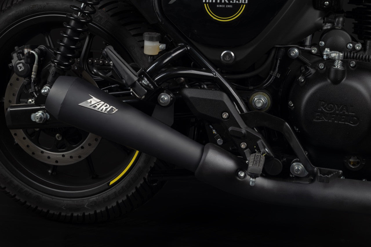 ZARD Exhaust Slip-On Royal Enfield Hntr 350 2022-2024 - Adventure Parts