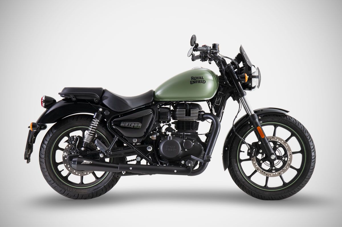 ZARD Exhaust Slip-On Royal Enfield Meteor 350 2021-2024 - Adventure Parts