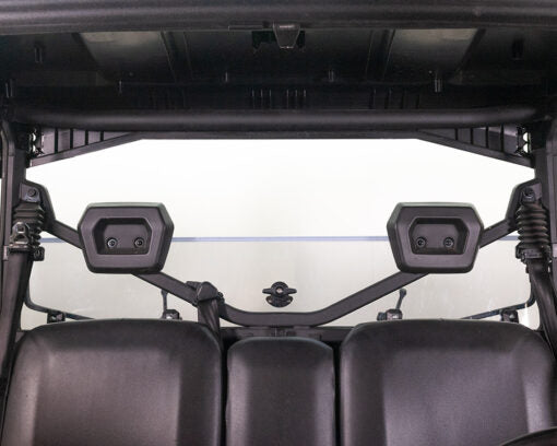 Seizmik Windshield Hard Rear Folding (UV Resistant Polycarbonate) ? Polaris Full Size Pro-Fit Ranger - Adventure Parts
