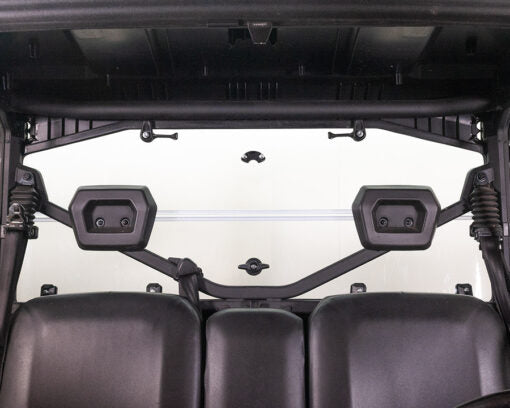 Seizmik Windshield Hard Rear Folding (UV Resistant Polycarbonate) ? Polaris Full Size Pro-Fit Ranger - Adventure Parts