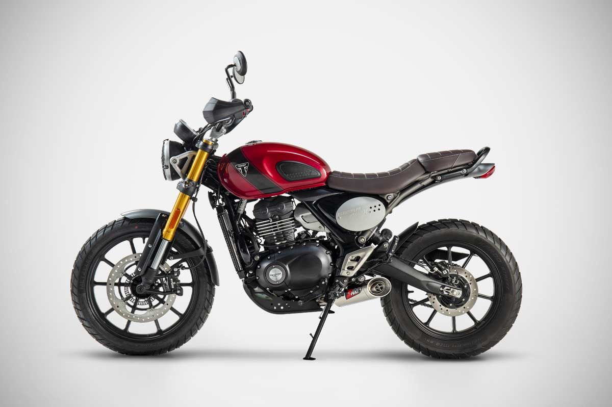 ZARD Full Kit Exhaust Triumph Scrambler 400 X 2024-2025 - Adventure Parts