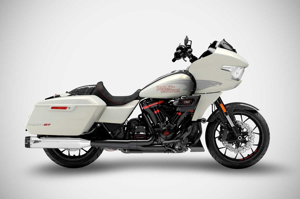 ZARD Slip-Ons "4.5 Inches" Harley Davidson Cvo Road Glide St Exhaust 2017-2024 - Adventure Parts