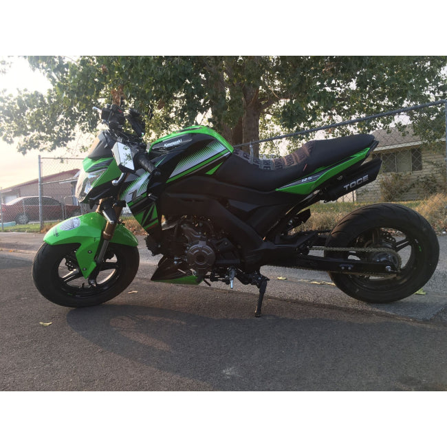 Toce T-Slash Undertail Full Exhaust - Kawasaki z125 2017-2025