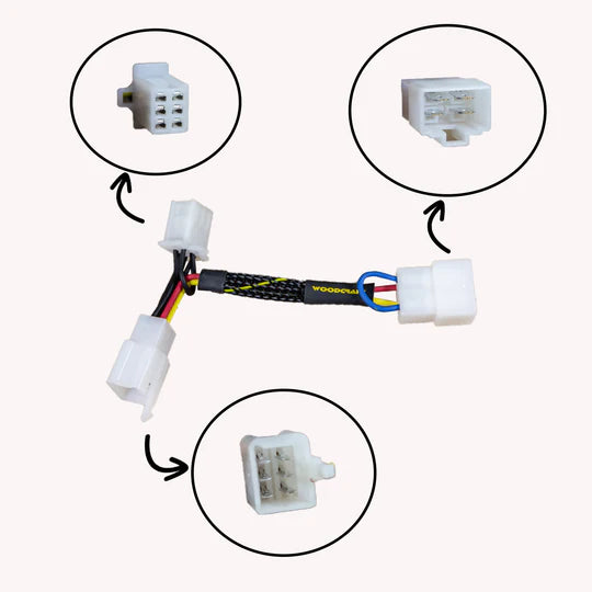Woodcraft Keyswitch Elimination Harness Yamaha YZF-R6 1999-2002 - Adventure Parts