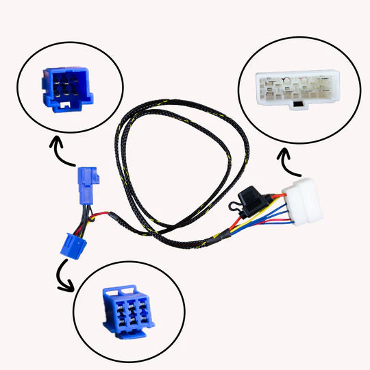 Woodcraft Keyswitch Elimination Harness Triumph Daytona 675/R 2006-2008 - Adventure Parts