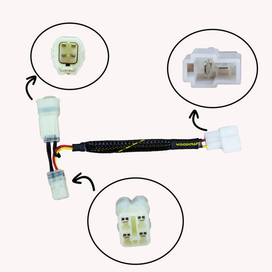 Woodcraft Keyswitch Elimination Harness KTM RC390 2017-2020 - Adventure Parts