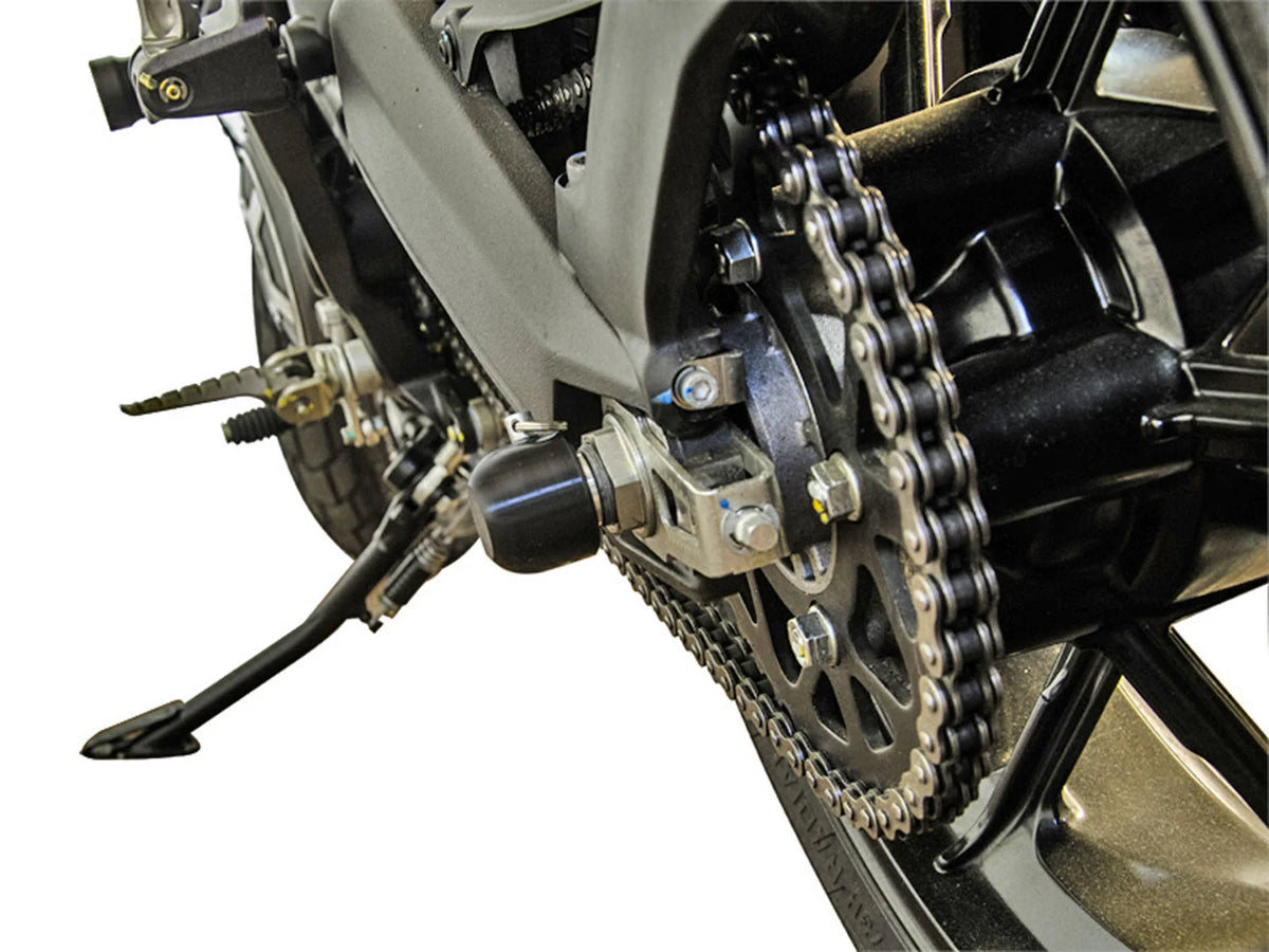 Woodcraft Rear Axle Sliders Kit Ducati Scrambler / Monster / Hypermotard 2015-2026