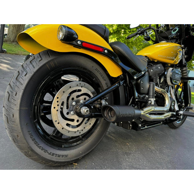 Toce Pro-Comp 2-1 Visor Tip Full Exhaust System - Harley Davidson M8 Softtail / Softail ST Models No DBK