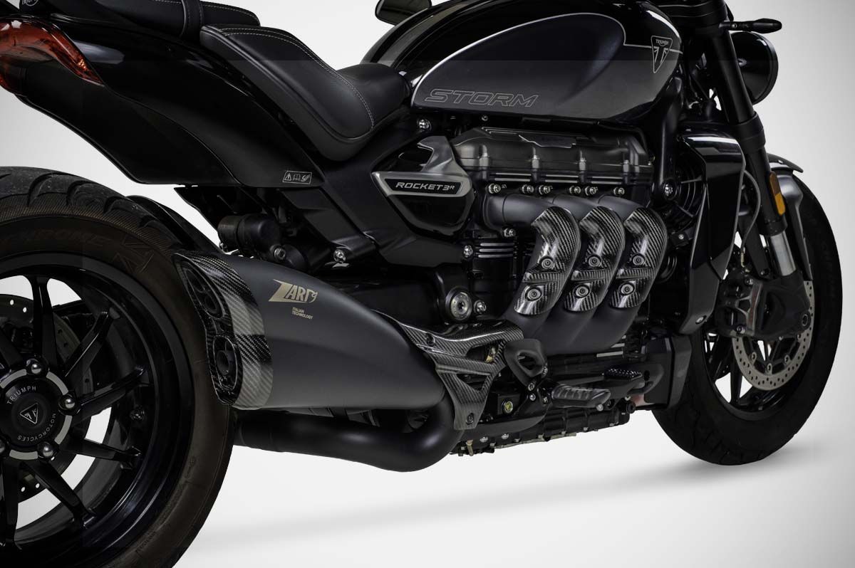 ZARD Exhaust Slip-On Kit Triumph Rocket 3 Storm 2024-2025