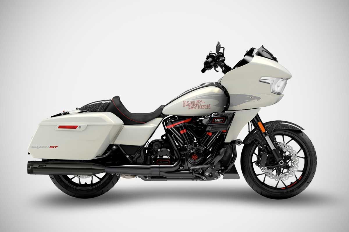 ZARD Slip-Ons "4.5 Inches" Harley Davidson Cvo Road Glide St Exhaust 2017-2024 - Adventure Parts