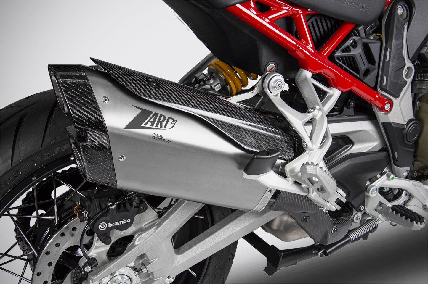 ZARD Exhaust Slip-On Ducati Multistrada V4/V4S 2021-2023 - Adventure Parts